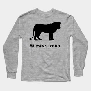 Mi estas leono Long Sleeve T-Shirt